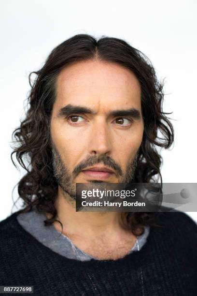 Writer, actor, comedian and campaigner Russell Brand is photographed for the Guardian on May 10, 2017 in London, England.