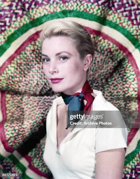 American actress Grace Kelly , circa 1955.