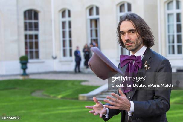 Mathematician and member of French parliament representing En Marche! Cedric Villani Cedric Villain is photographed for Paris Match on November 14,...