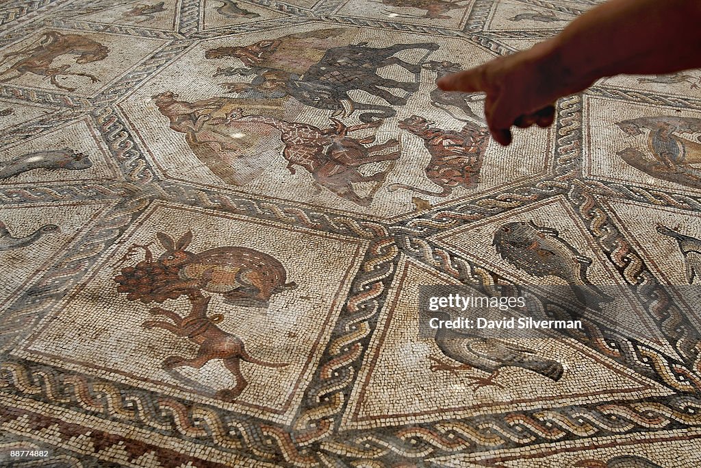 Ancient Roman Mosaic Revealed In Israel