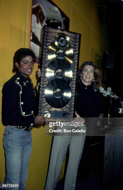 Michael Jackson and Jane Fonda