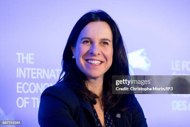 Valerie Plante Mayor, City of Montreal attends the first edition of the Conference of Paris of the International Economic Forum of the Americas, in...