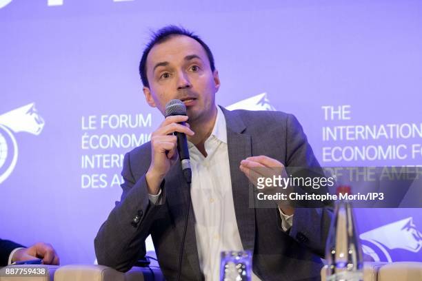 Laurent Stefani Head, AI, Accenture attends the first edition of the Conference of Paris of the International Economic Forum of the Americas, in...