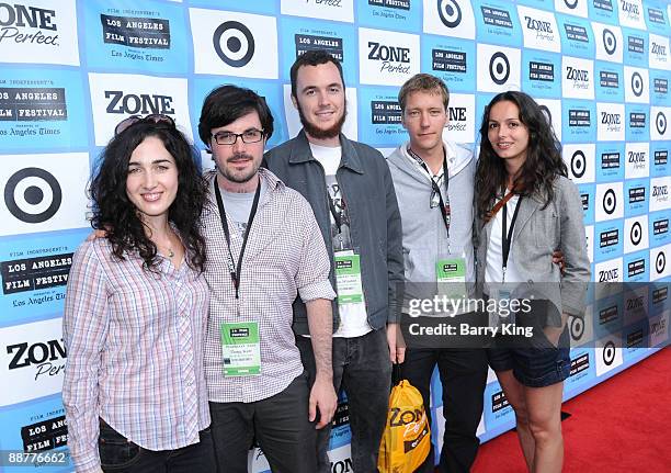 Actress Catherine Black, director Doug Karr, director Max Winston, directors Kel O'Neill and Eline Jongsma attend 20009 Los Angeles Film Festival...