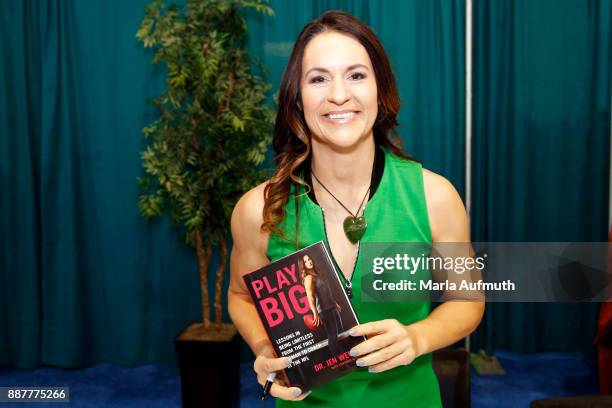 Author Jen Welter attends the Massachusetts Conference for Women 2017 at the Boston Convention Center on December 7, 2017 in Boston, Massachusetts.