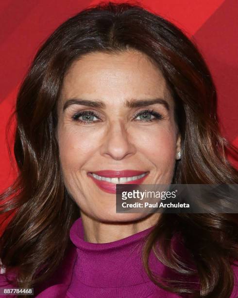 Actress Kristian Alfonso attends the Hallmark Channel's Countdown To Christmas Celebration and VIP screening of 'Christmas At Holly Lodge' at The...