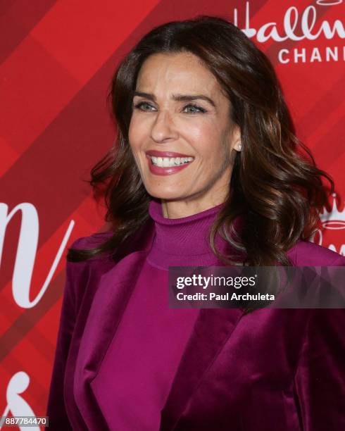 Actress Kristian Alfonso attends the Hallmark Channel's Countdown To Christmas Celebration and VIP screening of 'Christmas At Holly Lodge' at The...