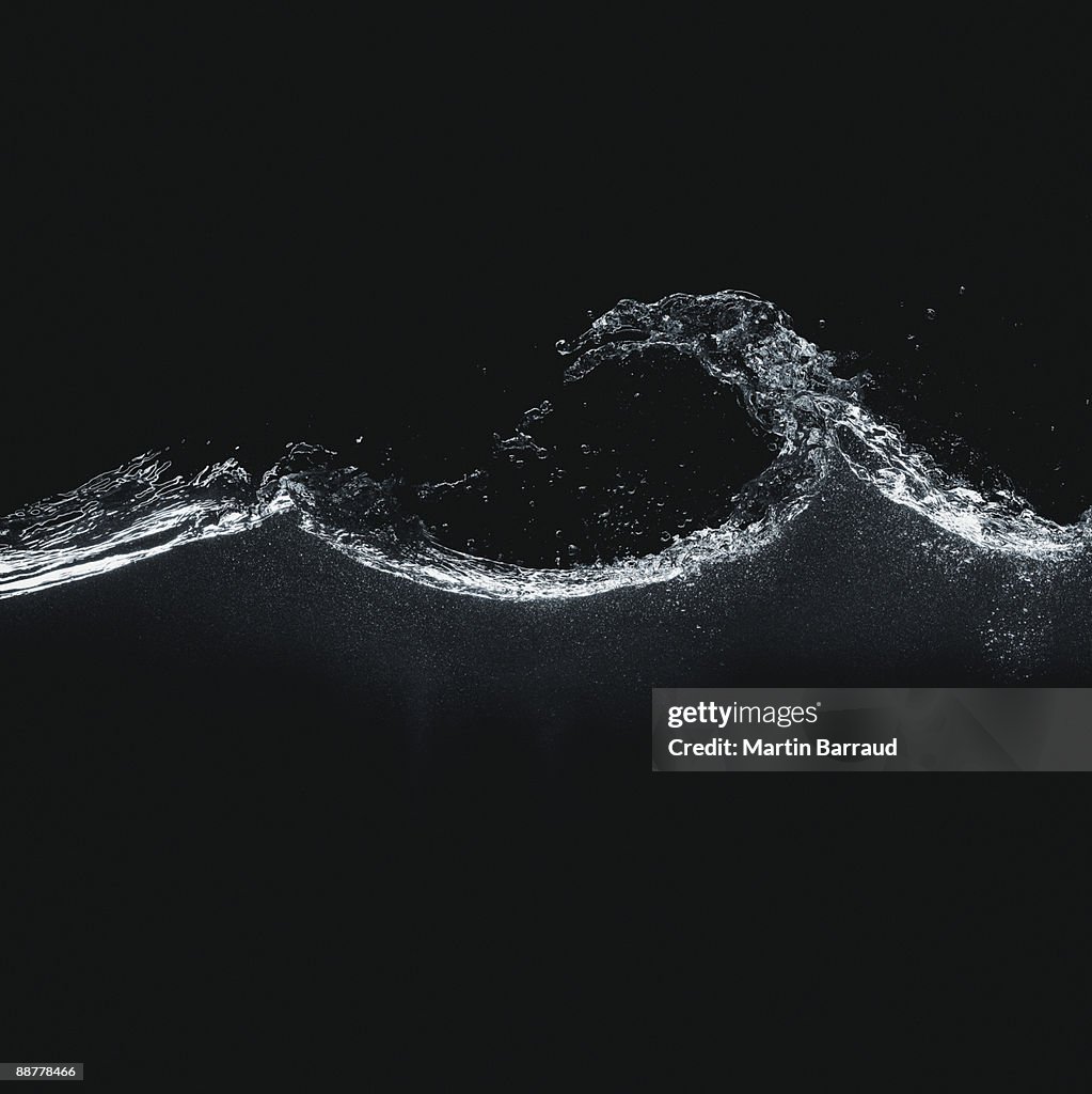 Close up of wave in water