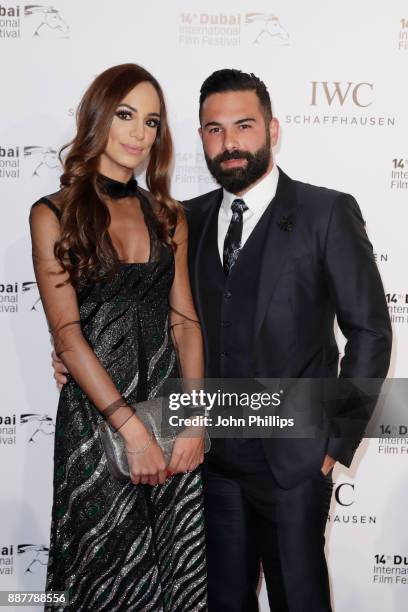 Zeynab El-Helw and Mohamad Kanso attend the sixth IWC Filmmaker Award gala dinner at the 14th Dubai International Film Festival , during which Swiss...