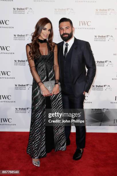 Zeynab El-Helw and Mohamad Kanso attend the sixth IWC Filmmaker Award gala dinner at the 14th Dubai International Film Festival , during which Swiss...