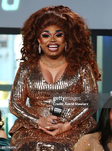 Personality Brita Filter discusses "Shade: Queens Of NYC" at Build Studio on December 7, 2017 in New York City.