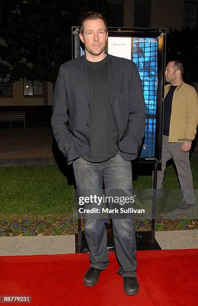 Actor Ed Burns arrives at the Los Angeles premiere of "Echelon Conspiracy" at Paramount Studios on February 25, 2009 in Hollywood, California.