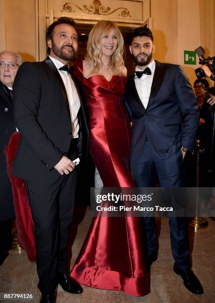 Natasha Stefanenko attends the Prima Alla Scala at Teatro Alla Scala on December 7, 2017 in Milan, Italy.