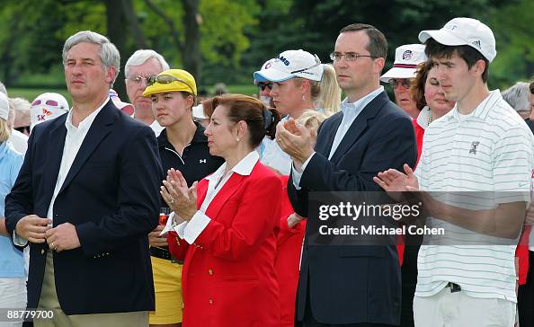 Tour Commissioner Carolyn Bivens during the trophy presentation after