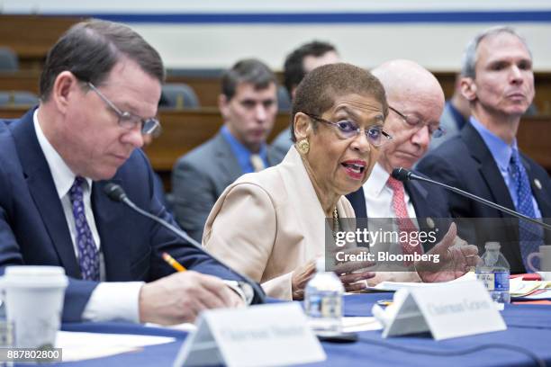 Representative Eleanor Holmes Norton, a Democrat from the District of Columbia, speaks during a House Highways and Transit Subcommittee roundtable...