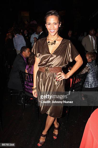 Paula Patton attends the after party for "Miracle at St. Anna" at Terminal 5 on September 22, 2008 in New York City.