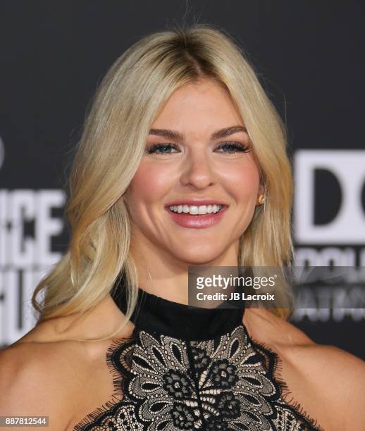 Brooke Ence attends the premiere of Warner Bros. Pictures' 'Justice League' on November 13, 2017 in Los Angeles, California.