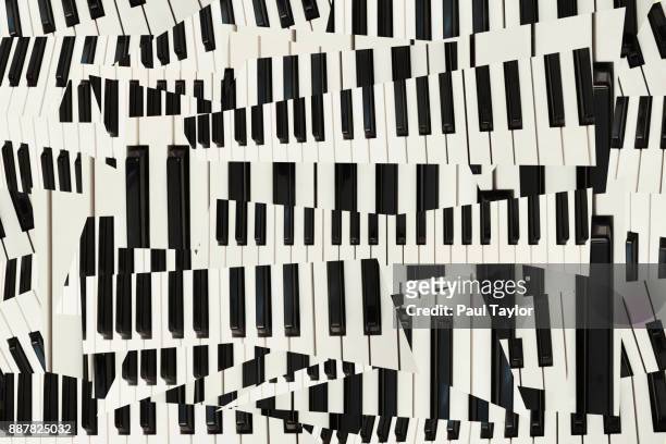 collage of keyboard - ピアノ ストックフォトと画像