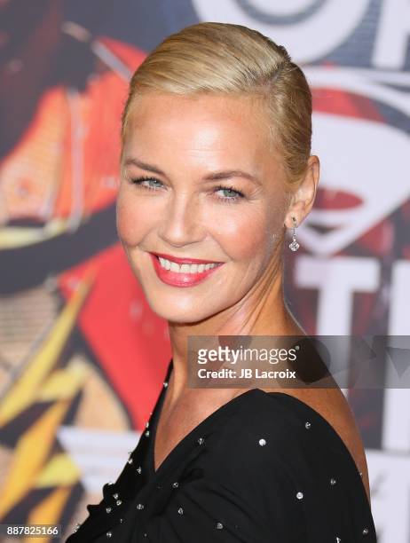 Connie Nielsen attends the premiere of Warner Bros. Pictures' 'Justice League' on November 13, 2017 in Los Angeles, California.