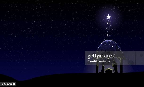 illustrazioni stock, clip art, cartoni animati e icone di tendenza di presepe - natività