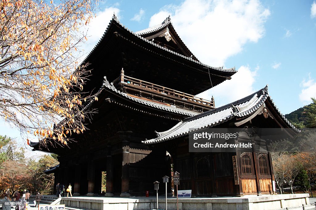 Sammon gate in Nanzenji Temple, Kyoto, Japan