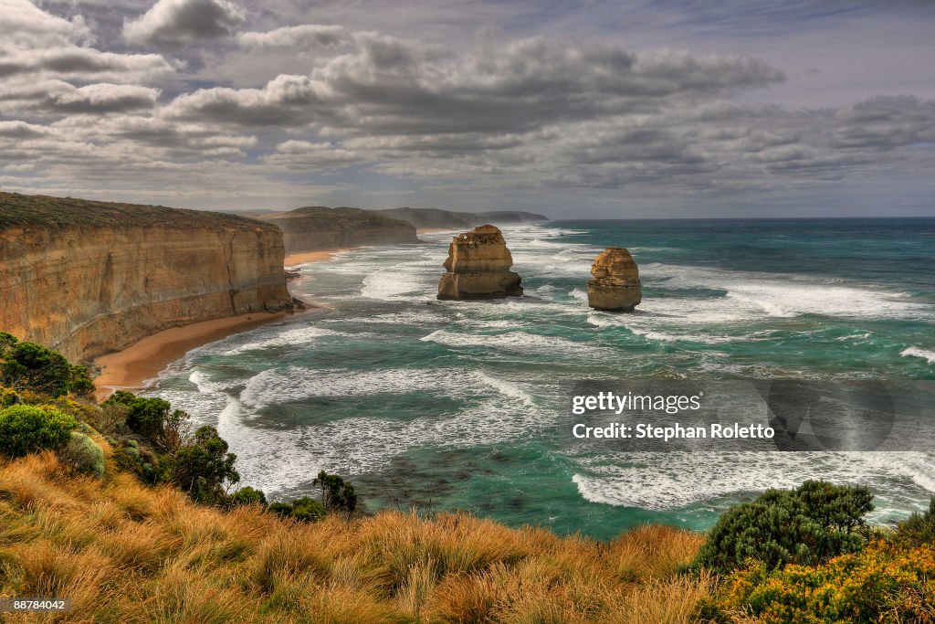 Cliffs and ocean coastline