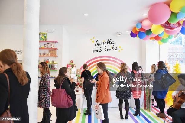 General view of atmosphere during Michaels & Busy Philipps Holiday Gifting event on December 7, 2017 at Flour Shop in New York City.