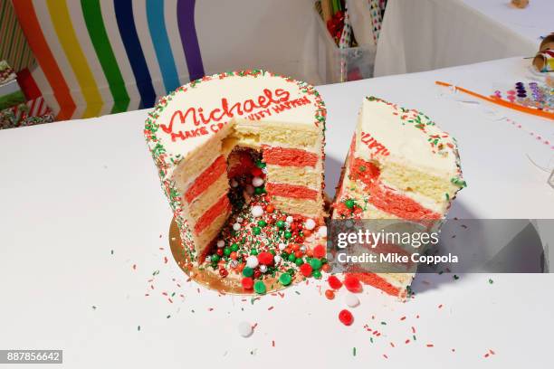 General view of atmosphere during Michaels & Busy Philipps Holiday Gifting event on December 7, 2017 at Flour Shop in New York City.