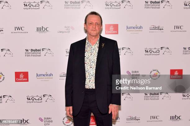 Director David Batty attends the "My Generation" red carpet on day two of the 14th annual Dubai International Film Festival held at the Madinat...