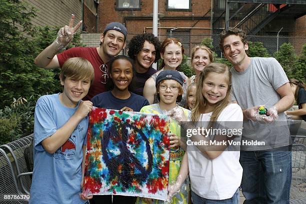 Actors Miles Leigh, Amari Leigh, Matthew Nardozzi, Gabby Malek, Catherine Missal and Andrew Kober, John Moauro, Allison Case, Megan Lawrence, and...