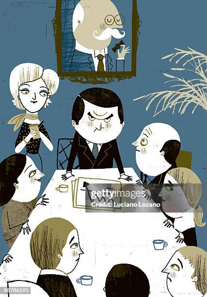 Work Introduction Cartoon 9,949 Team Introduction Office Cartoon High Res Illustrations - Getty ...