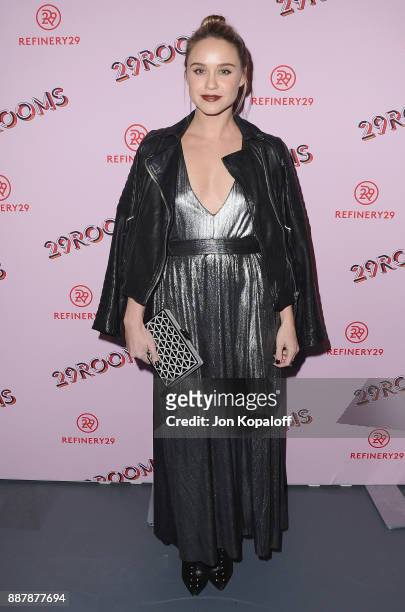 Actress Becca Tobin attends Refinery29 29Rooms Los Angeles: Turn It Into Art at ROW DTLA on December 6, 2017 in Los Angeles, California.