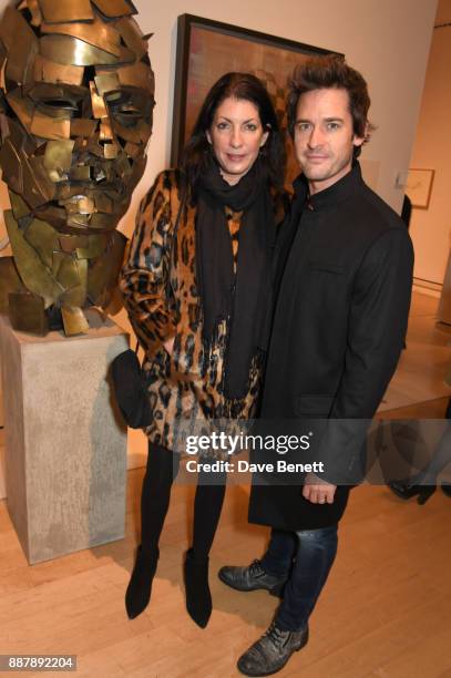 Gabi Kemp and Will Kemp attend a private view of new exhibition "From Life" at The Royal Academy of Arts on December 7, 2017 in London, England.