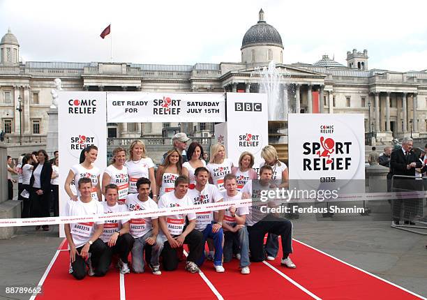 Kirsty Gallacher, Sally Gunnell, Nikki Chapman, Sarah Barrand, Chris Evans, Davina McCall, Kate Thornton, Dr Gillian McKeith and Zoe Lucker Steve...