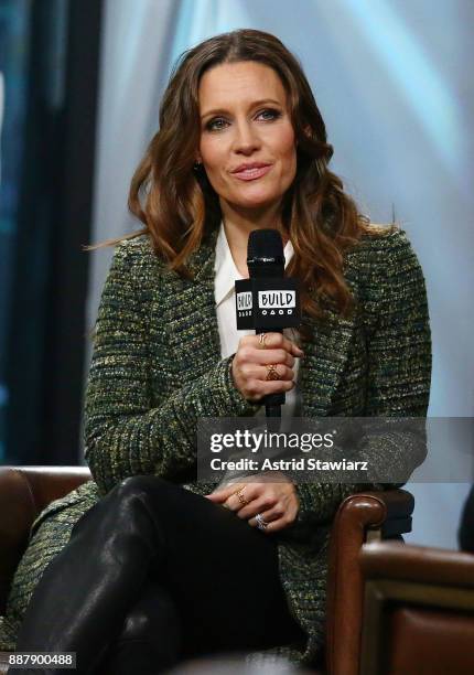 Actress KaDee Strickland discusses Hulu original series "Shut Eye" at Build studio on December 7, 2017 in New York City.