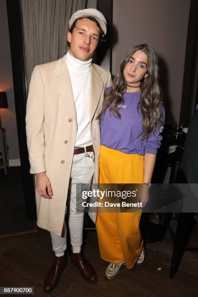 Max Cocking and Harriet Rose attend Collette Cooper's birthday party and the launch of the Collette Cooper edition candle by Monroe Of London at The...
