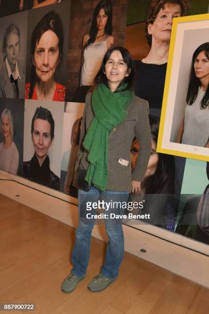 Gillian Wearing attends a private view of new exhibition "From Life" at The Royal Academy of Arts on December 7, 2017 in London, England.