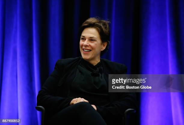 Barbara Lynch, James Beard Foundation award-winning Chef and restauranteur, speaks on a panel at The Massachusetts Conference For Women at the Boston...