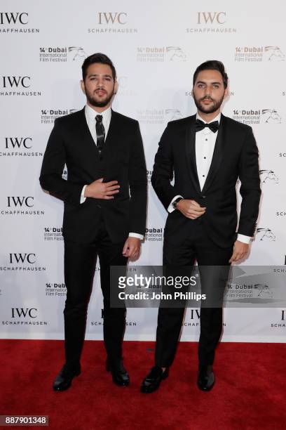Ghassan Kayed and Ahmad Daabas attends the sixth IWC Filmmaker Award gala dinner at the 14th Dubai International Film Festival , during which Swiss...