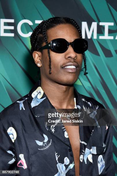 Rocky attends Artsy Projects Miami VIP at The Bath Club on December 6, 2017 in Miami Beach, Florida.