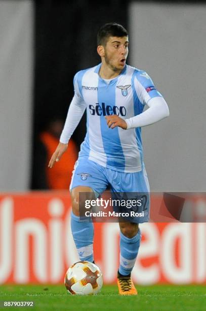 Alessio Miceli of SS Lazio during the UEFA Europa League group K match between SV Zulte Waregem and SS Lazio at Regenboogstadion on December 7, 2017...