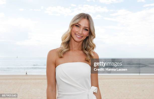 Anna Heinrich attends the Pantene Summer Showers Launch at Bondi Beach on December 8, 2017 in Sydney, Australia.