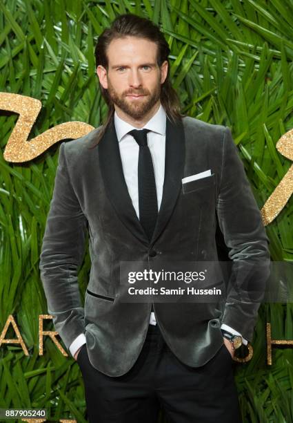 Craig McGinlay attends The Fashion Awards 2017 in partnership with Swarovski at Royal Albert Hall on December 4, 2017 in London, England.