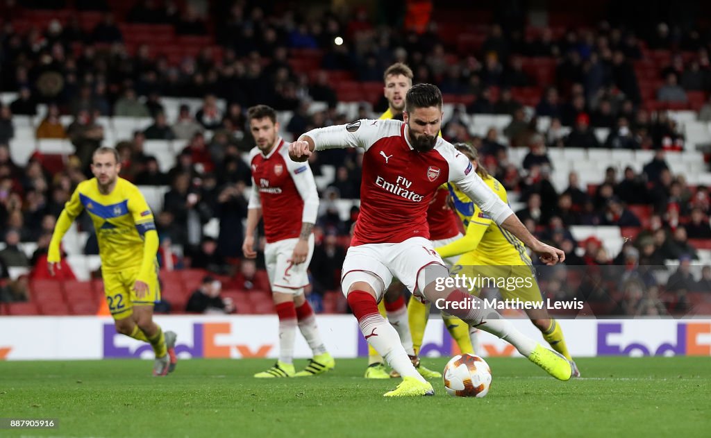 Arsenal FC v BATE Borisov - UEFA Europa League