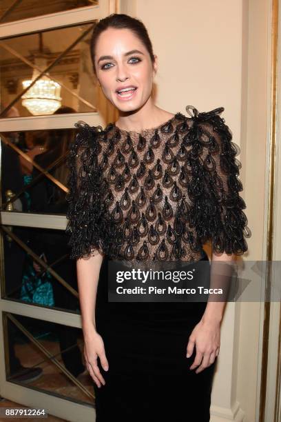 Matilde Gioli attends the Prima Alla Scala at Teatro Alla Scala on December 7, 2017 in Milan, Italy.