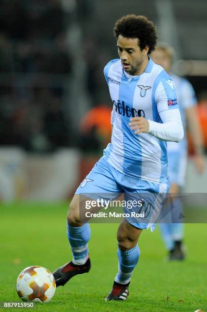 Felipe Anderson of SS Lazio during the UEFA Europa League group K match between SV Zulte Waregem and SS Lazio at Regenboogstadion on December 7, 2017...