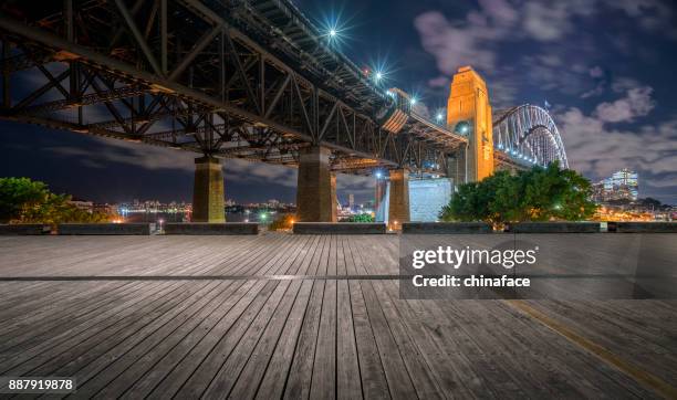 悉尼港灣大橋 - pedestrian walkway 個照片及圖片檔