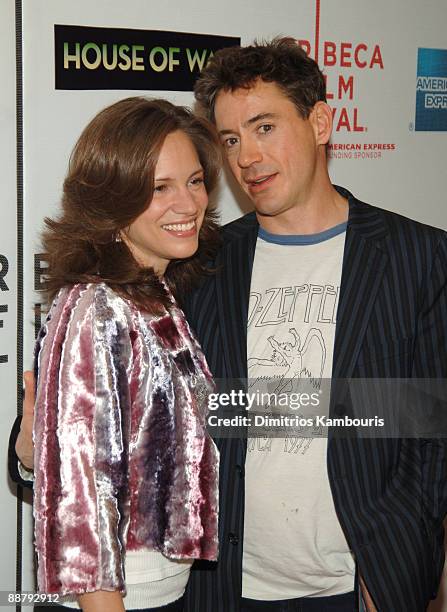 Susan Levin and Robert Downey Jr.