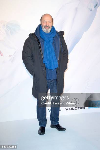 Director Cedric Klapisch attends "Tout La Haut" Paris Premiere at Le Grand Rex on December 7, 2017 in Paris, France.