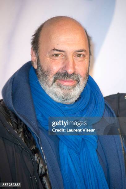 Director Cedric Klapisch attends "Tout La Haut" Paris Premiere at Le Grand Rex on December 7, 2017 in Paris, France.